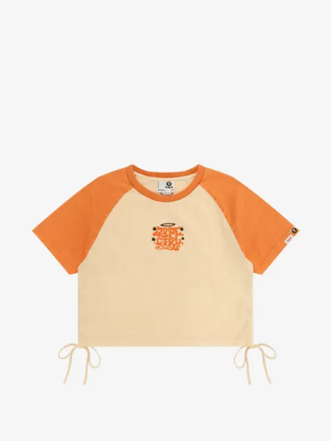 AAPE BY *A BATHING APE® short-sleeve side-tie T-shirt