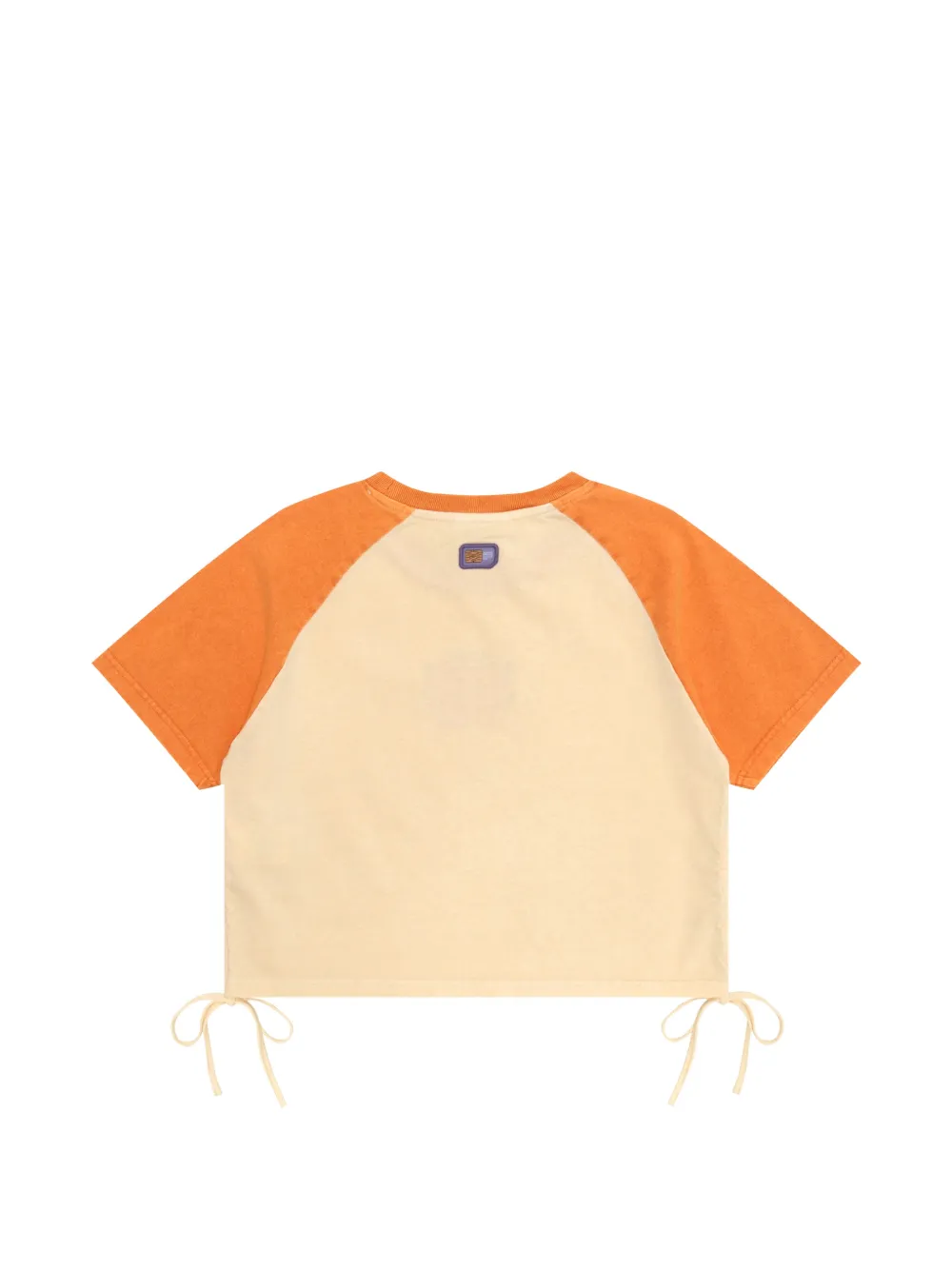  Aape By *a Bathing Ape® Short-sleeve Side-tie T-shirt - Neutrals 