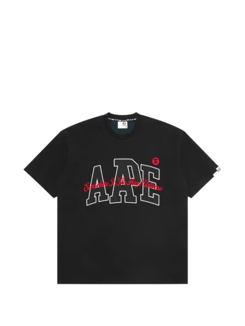 AAPE BY *A BATHING APE® playera con logo bordado