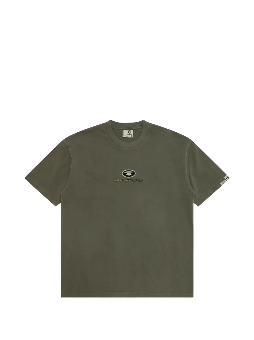 AAPE BY *A BATHING APE® T-shirt con logo - Verde