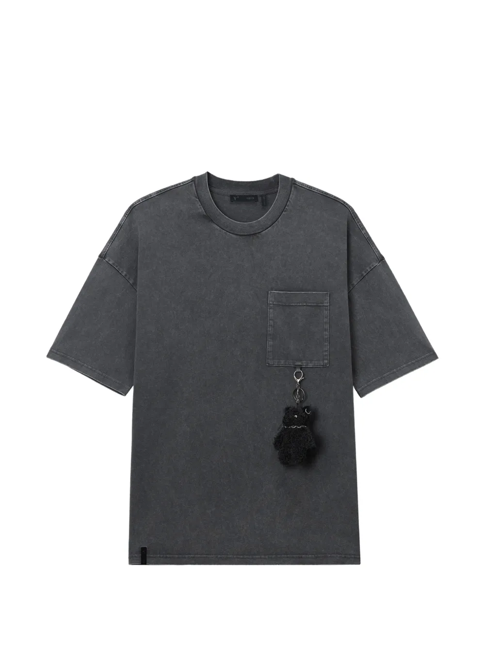 FIVE CM T-shirt con taschino - Grigio
