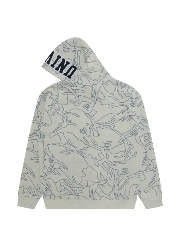 AAPE グレー ジップアップパーカー AAPE BY *A BATHING APE® ジップアップ パーカー | グレー | FARFETCH JP