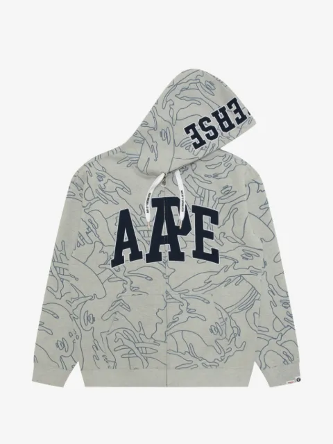 AAPE BY *A BATHING APE® hættetrøje med lynlås