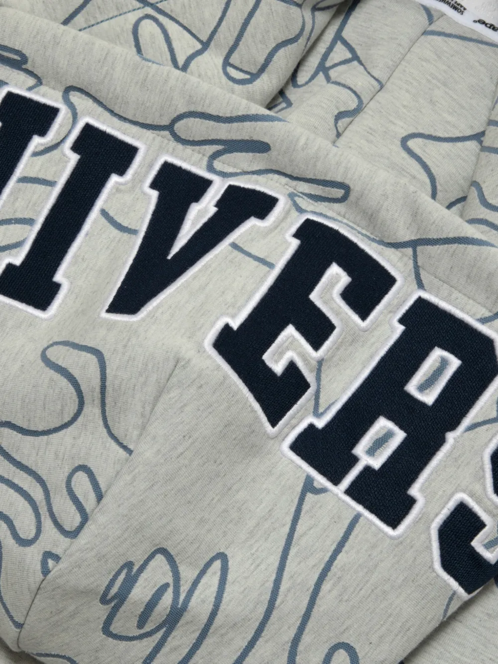 AAPE BY *A BATHING APE Hoodie met rits Grijs