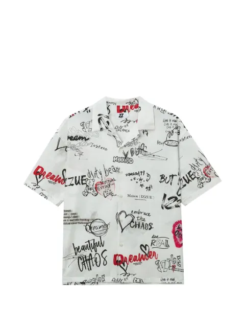 izzue graphic-print shirt
