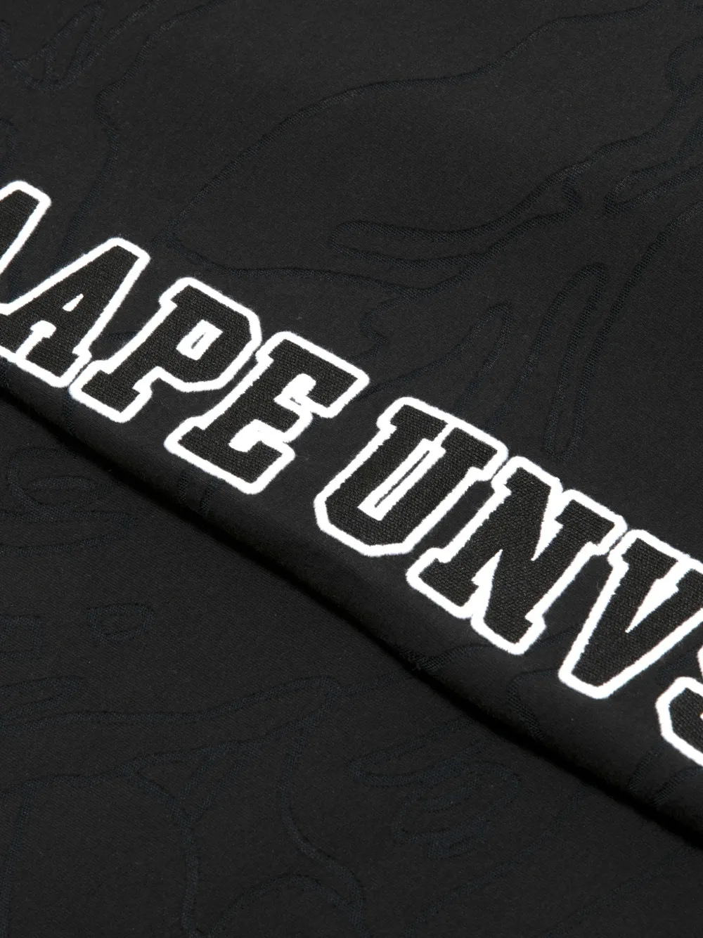 AAPE BY *A BATHING APE Shorts met logodetail Zwart