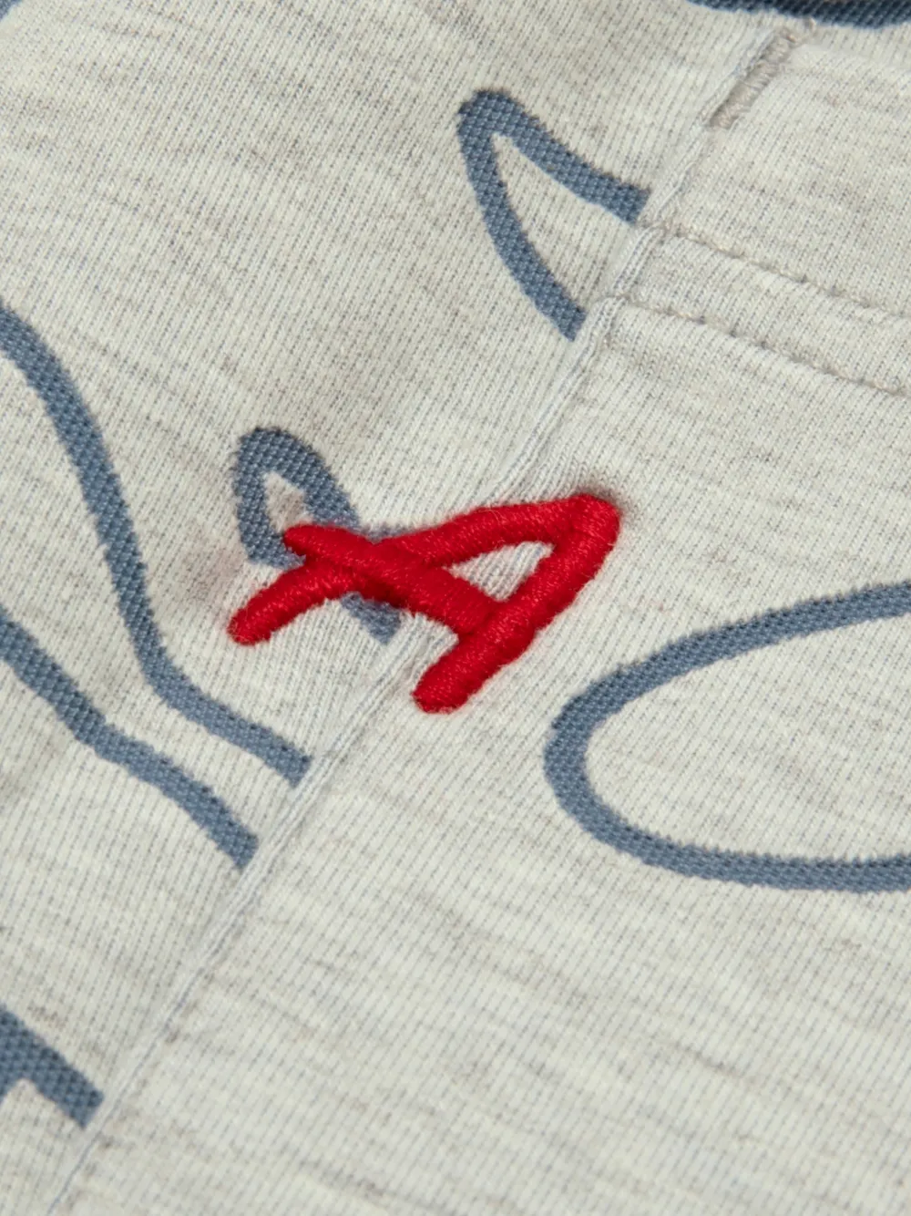 AAPE BY *A BATHING APE Shorts met print Grijs