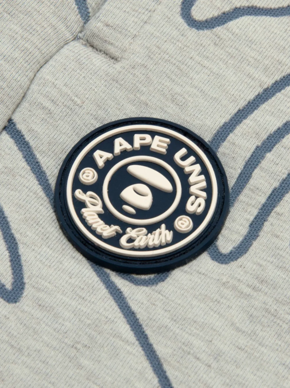 AAPE BY *A BATHING APE Shorts met print Grijs