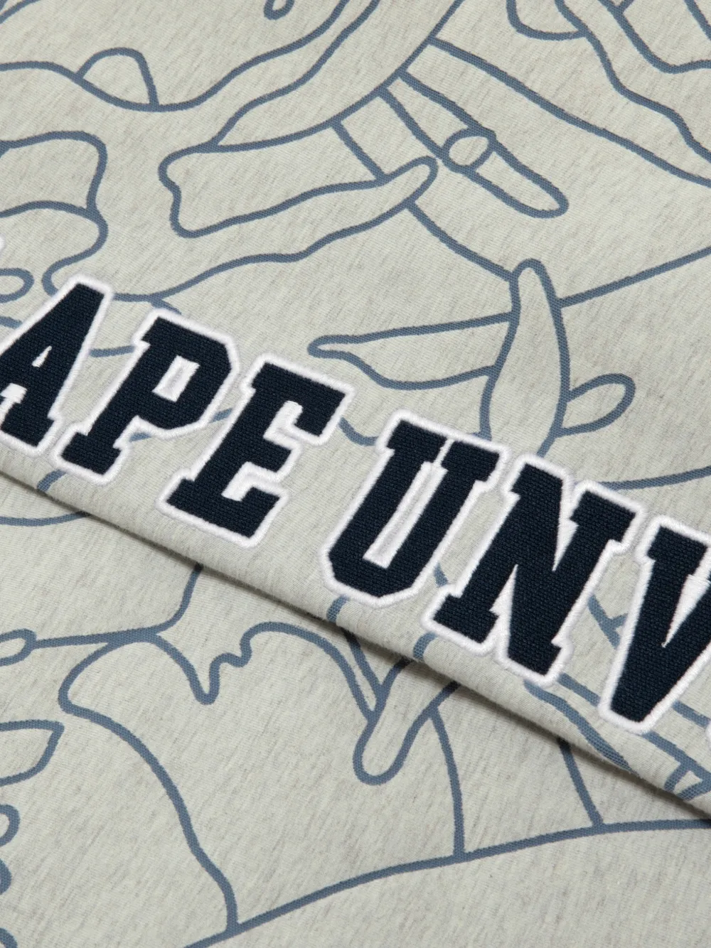 AAPE BY *A BATHING APE Shorts met print Grijs