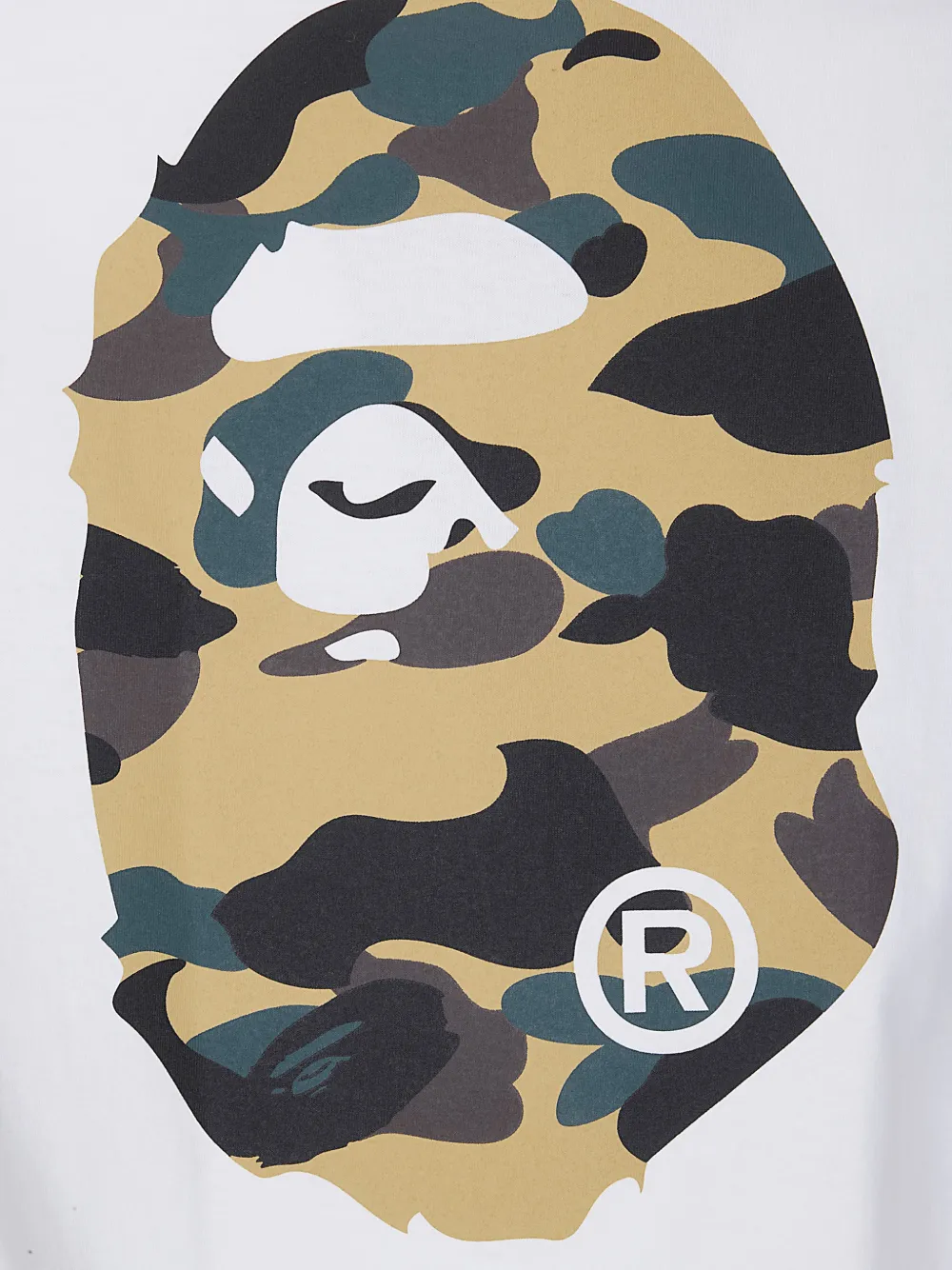 A BATHING APE T-shirt met print Wit