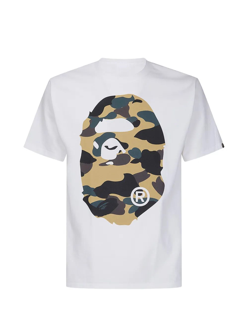 A BATHING APE® T-shirt con stampa camouflage - Bianco