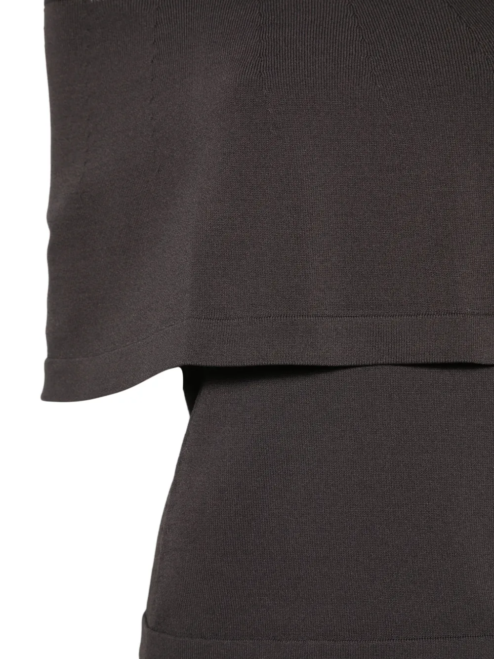 Liviana Conti Strapless top met kristallen Bruin