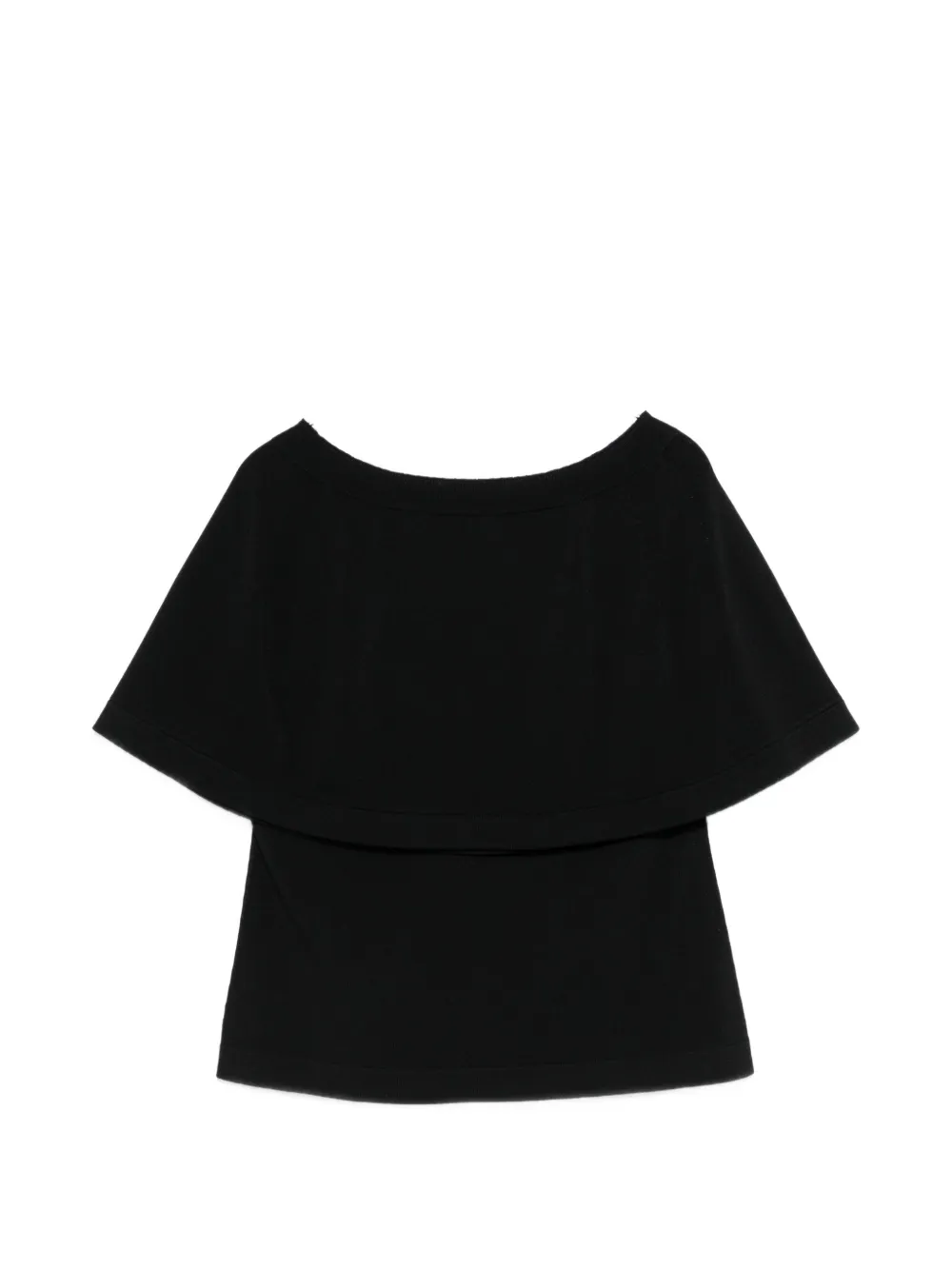 Liviana Conti Top con maniche removibili - Nero