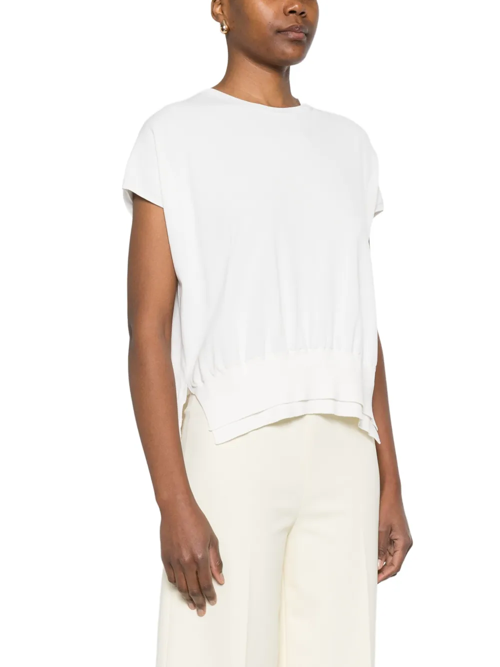 Knitted Short-Sleeve T-Shirt