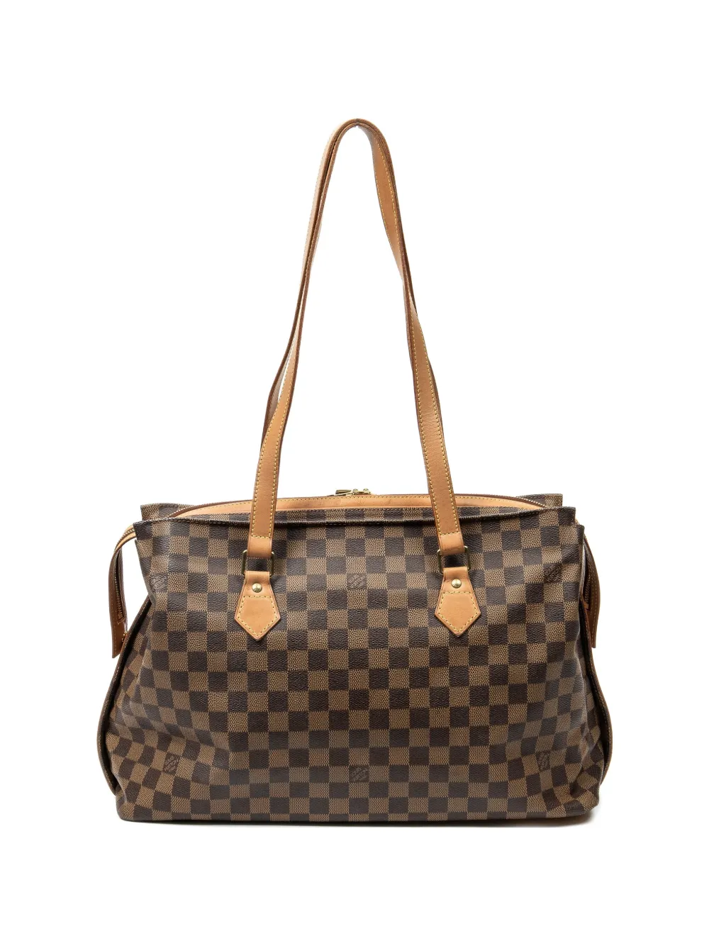 Louis Vuitton Pre-Owned 1997 GM Columbine Centenaire checkerboard shoulder bag - Braun