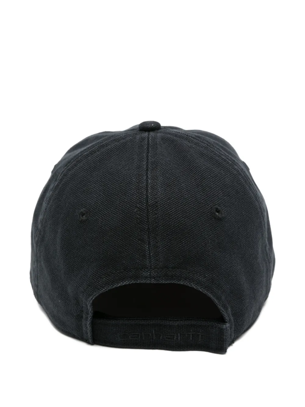  Carhartt Wip Canvas Logo-patch Baseball Cap - Black 