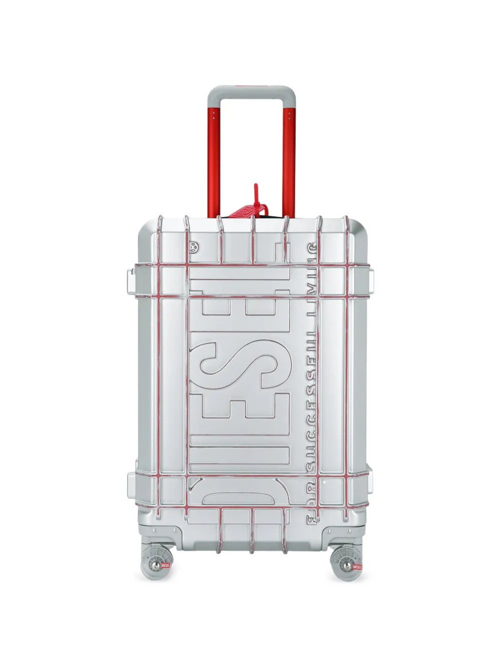 Diesel medium embossed-logo trolley - Argento