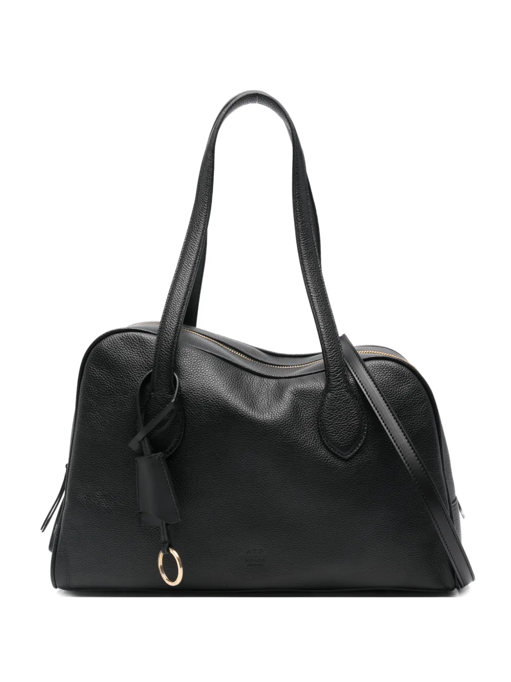 ATP Atelier Noale grained tote bag - Nero