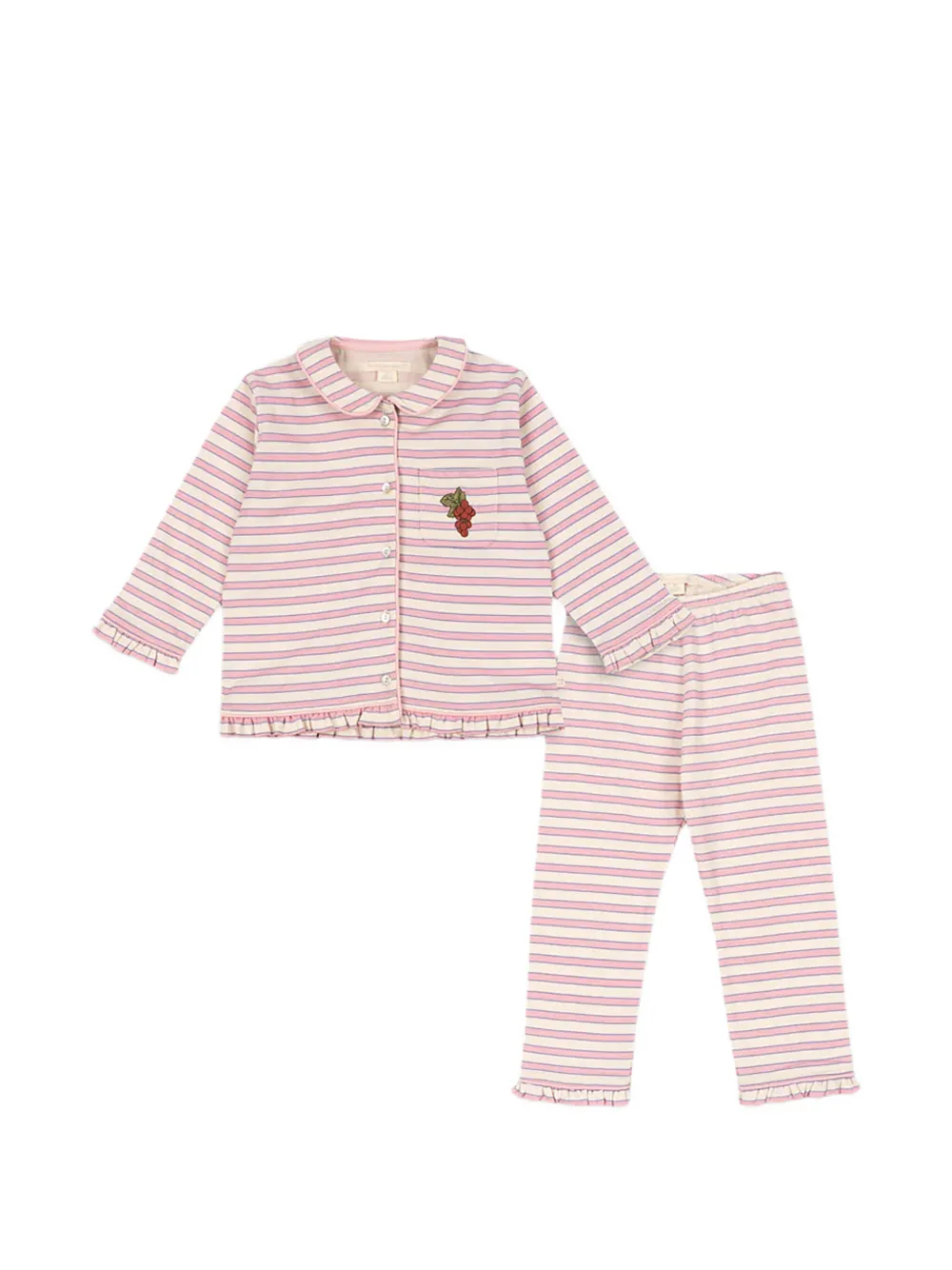 Konges Sløjd striped-pattern pyjama - Toni neutri