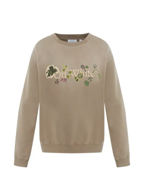 Off-White logo-embellishment sweatshirt