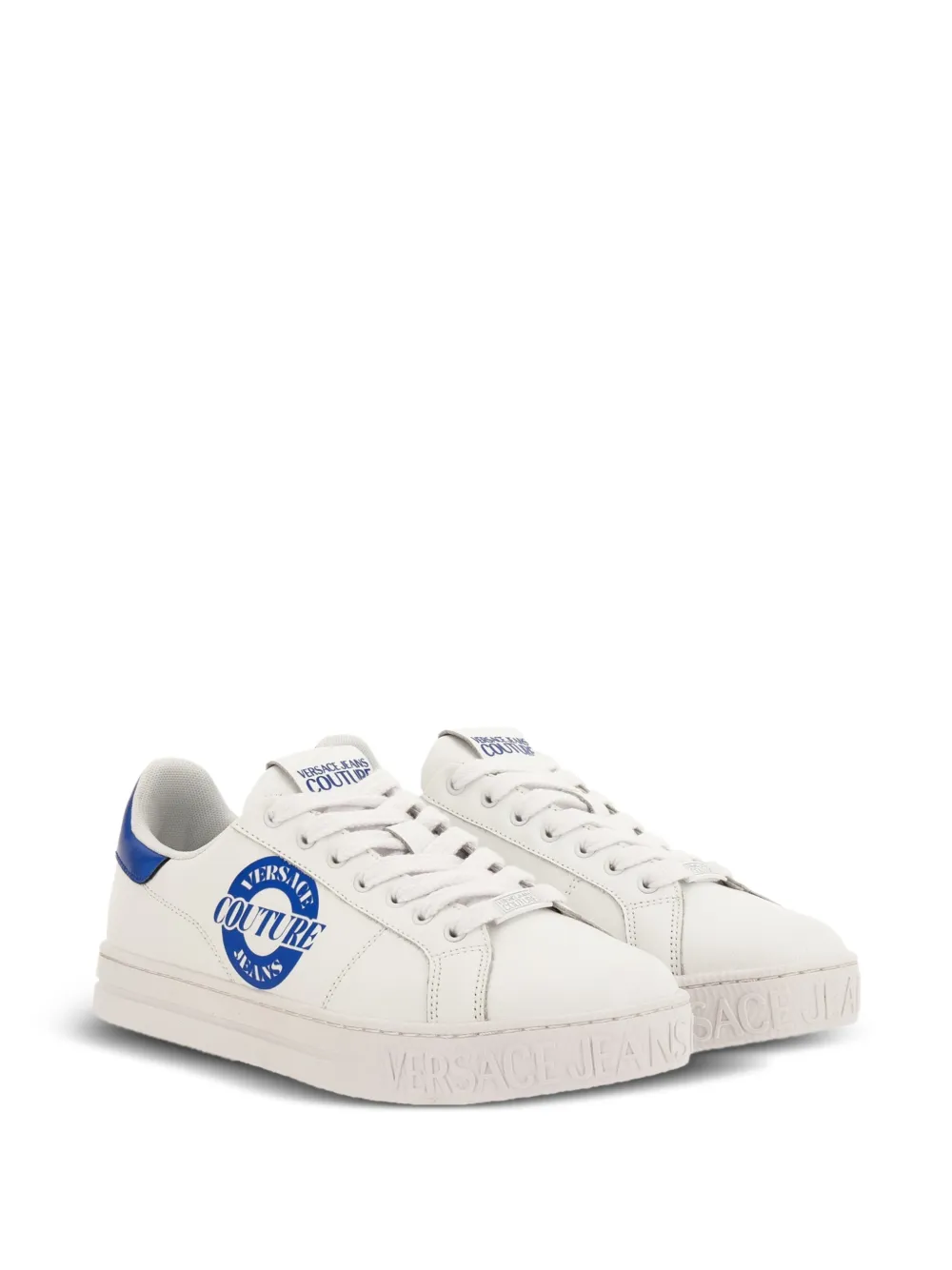 Versace Jeans Couture Court 88 sneakers met logo Wit