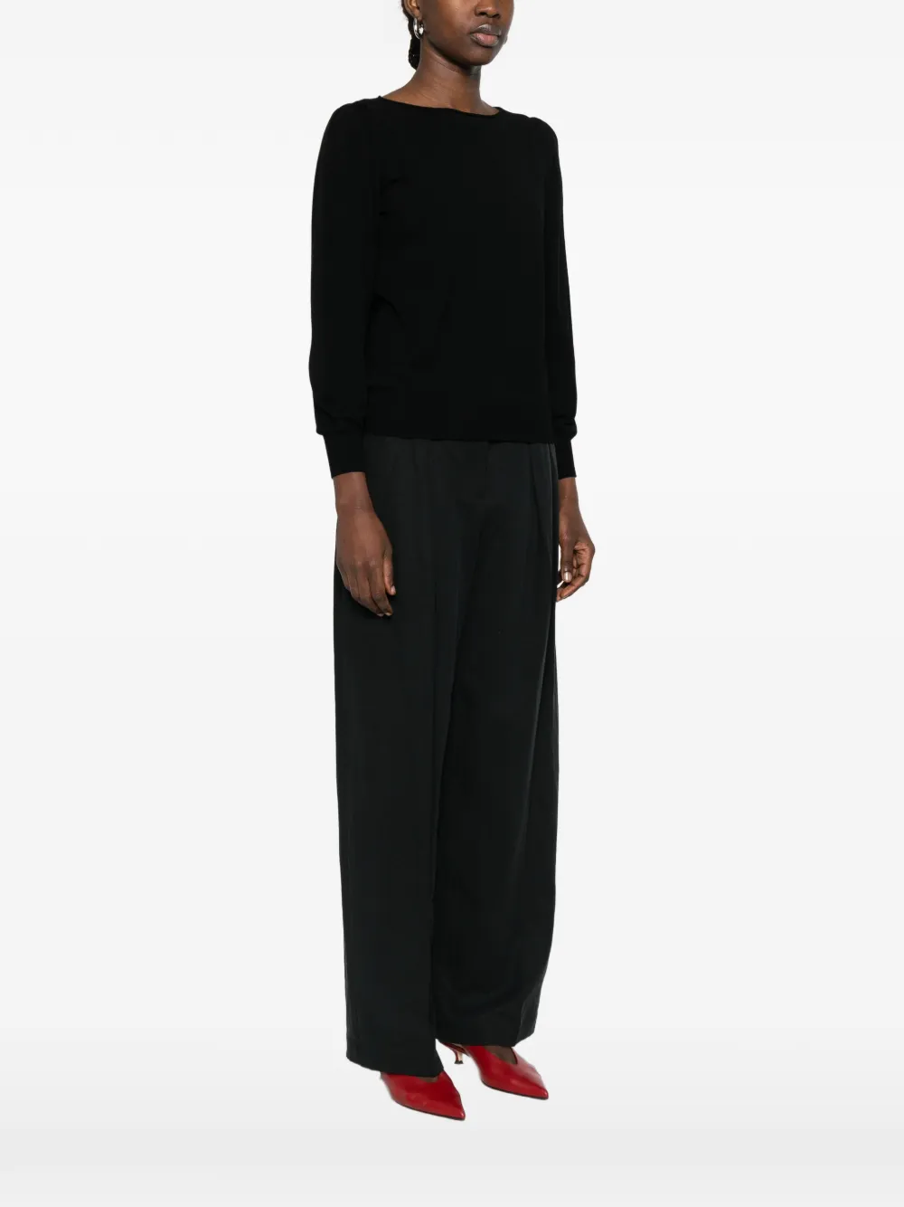  Twinset Long Sleeve Top - Black 