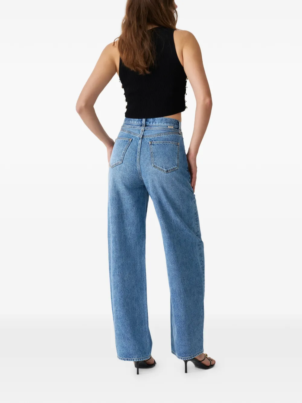 Hey Joanie Twilight jeans met wijde pijpen Blauw