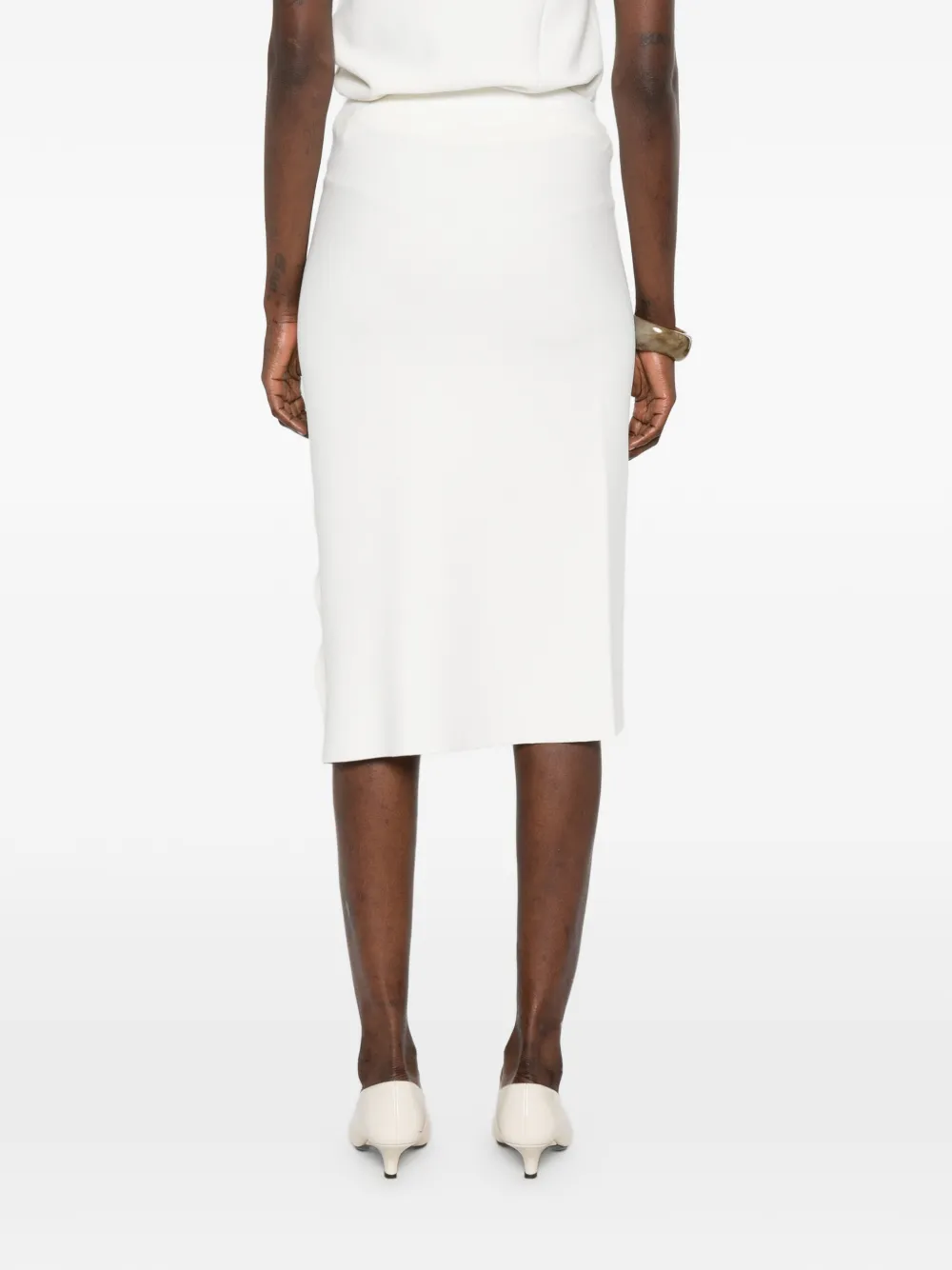Ruffled Midi Skirt