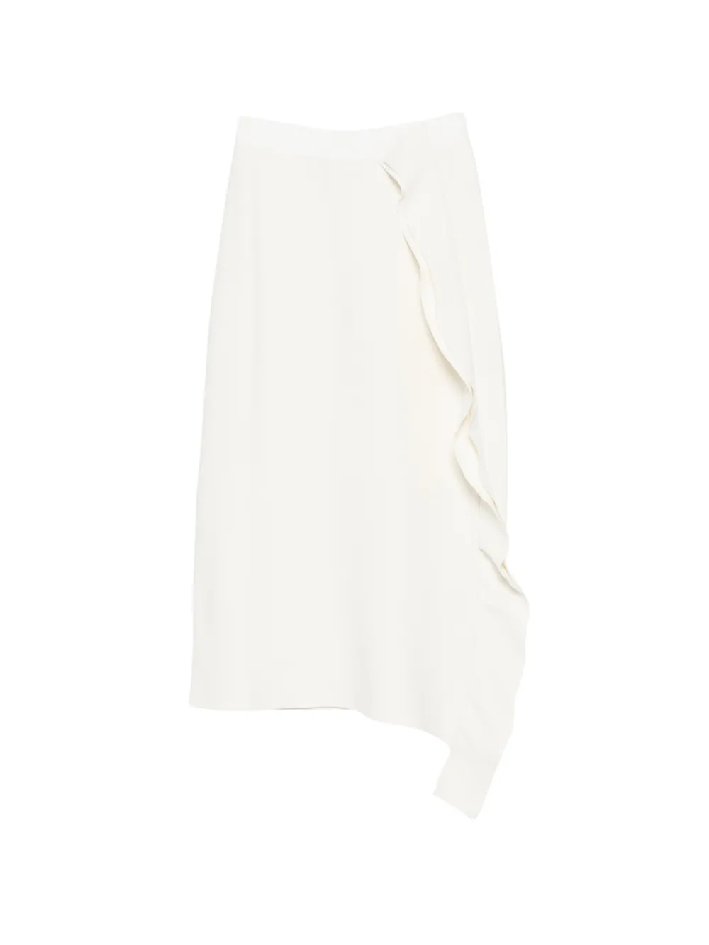 Liviana Conti Gonna midi con ruches - Toni neutri