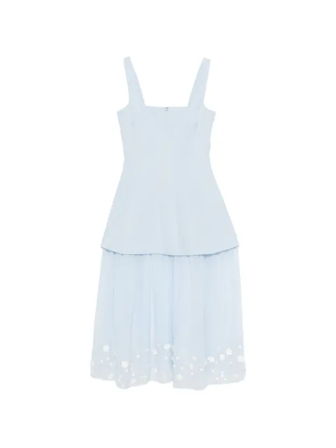 Stine Goya floral-appliqué midi dress