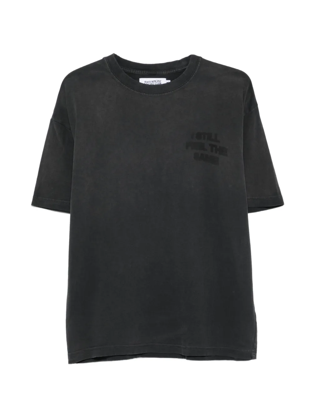 Anti Social Social Club T-shirt girocollo con stampa - Nero