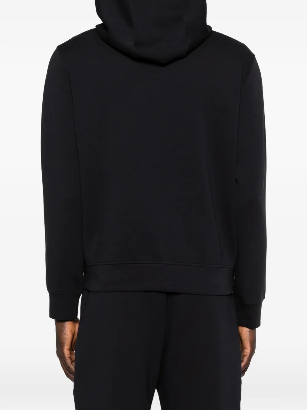 Emporio Armani Hoodie met logo Zwart