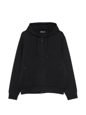 Emporio Armani ロゴ パーカー | ブラック | FARFETCH JP