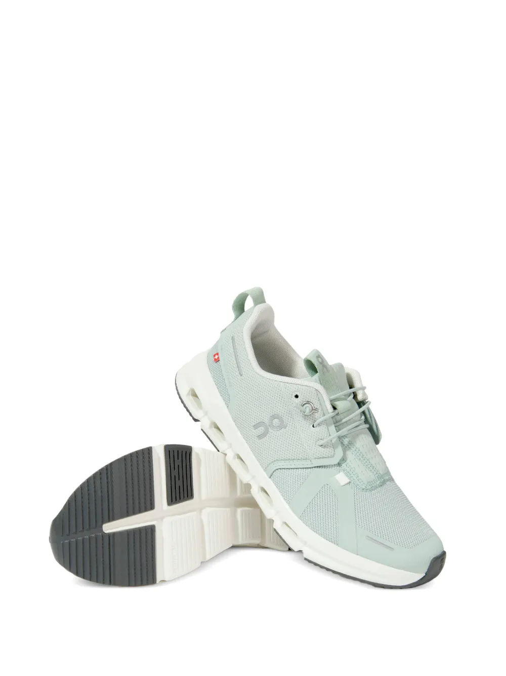  On Running Kids Cloud Sky Sneakers - Green 