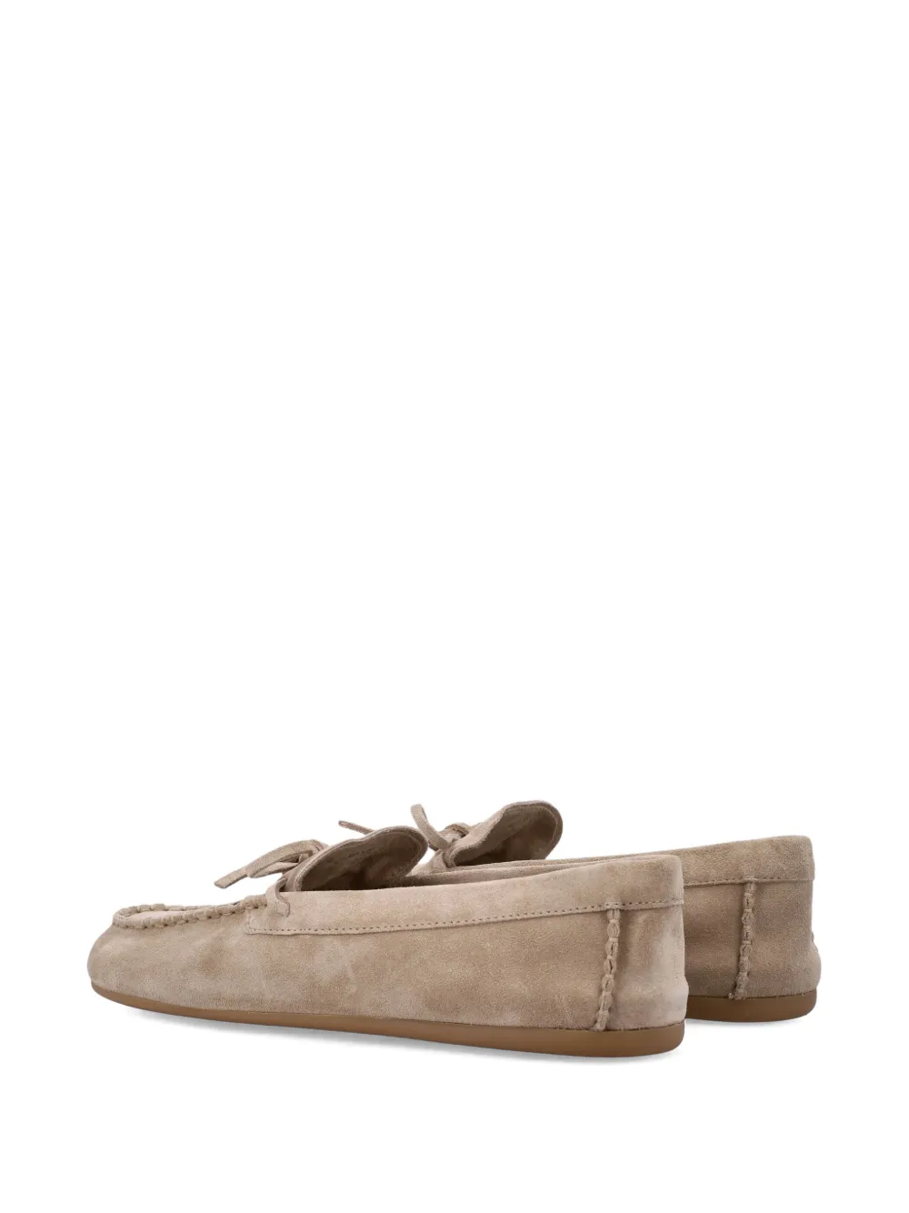 Miu suede loafers Beige