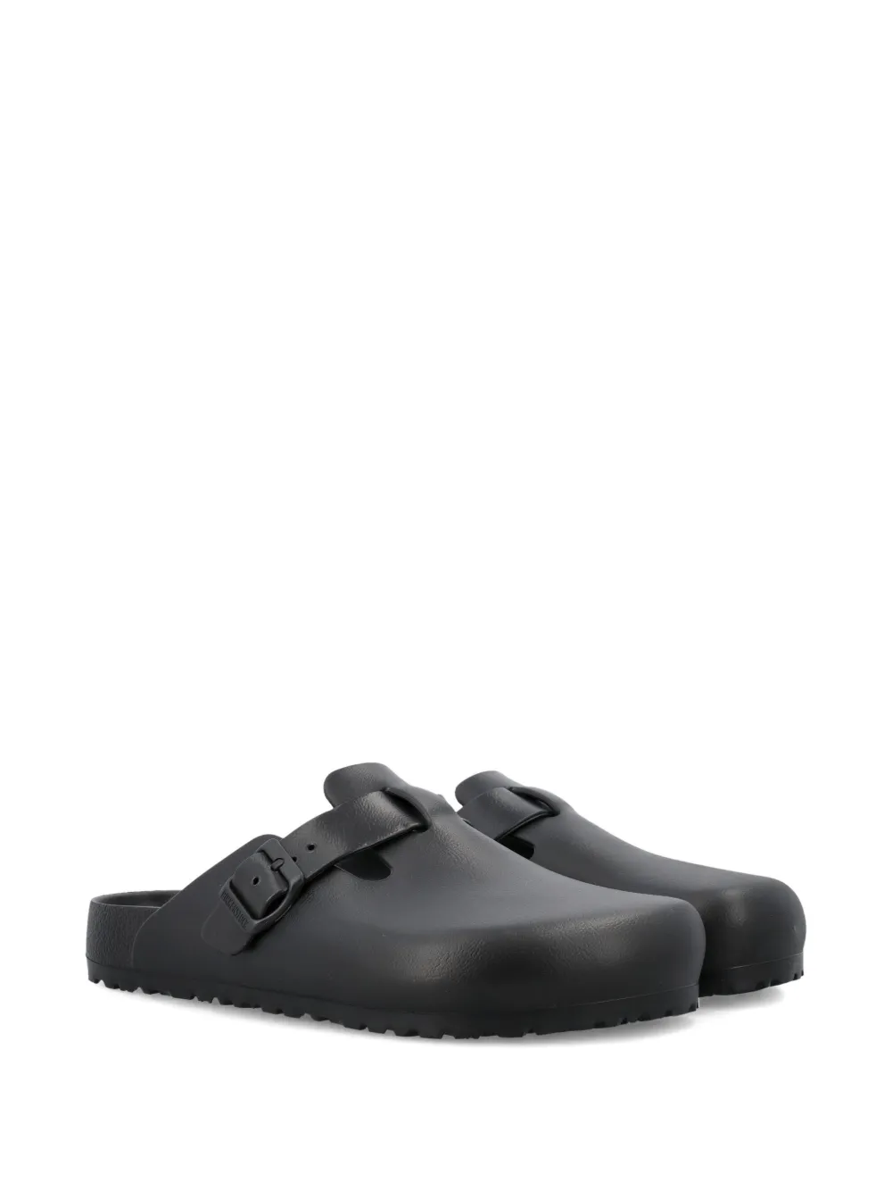 Birkenstock Boston muiltjes met gesp Zwart