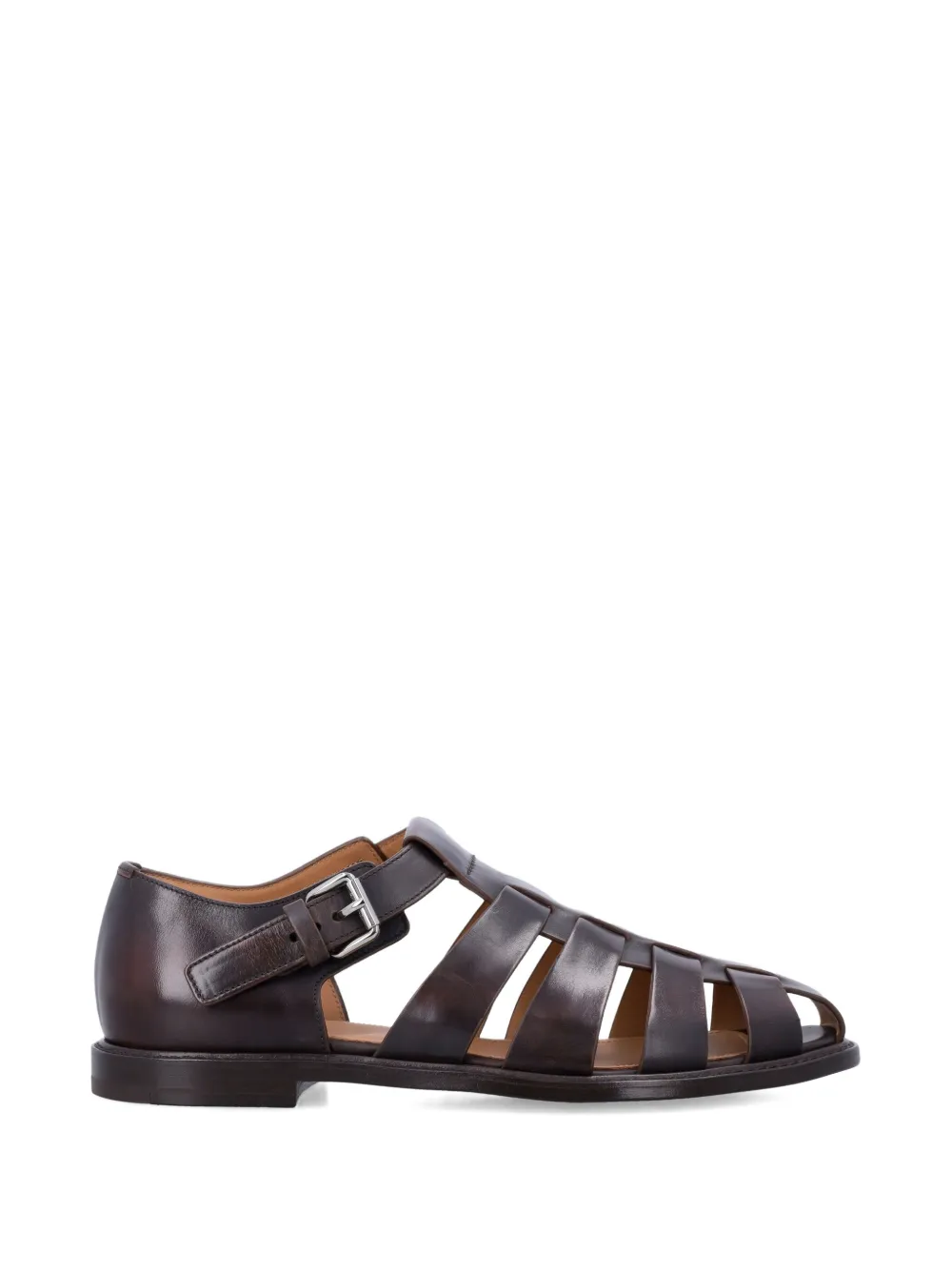 Church's Fisherman leather sandals - Marrone