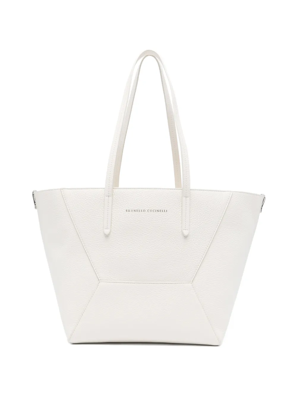 Brunello Cucinelli logo-print tote bag - Toni neutri