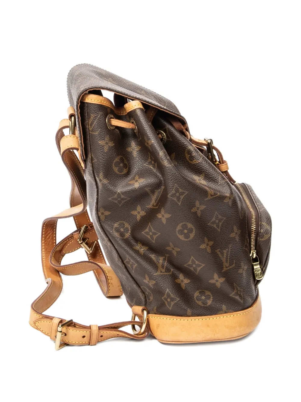 Louis Vuitton Pre-owned 2000 Montsouris Monogram Backpack in Brown, view 4