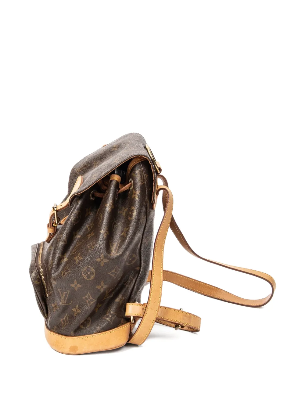Louis Vuitton Pre-owned 2000 Montsouris Monogram Backpack in Brown, view 5