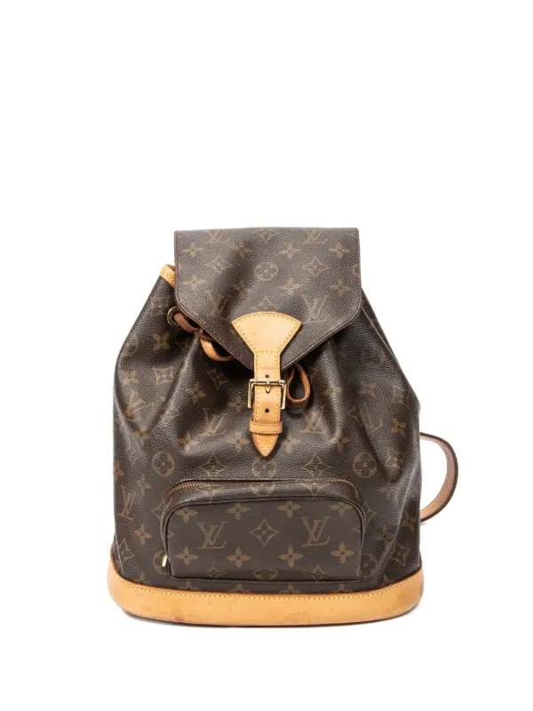 Louis Vuitton Pre-owned 2000 Montsouris Monogram Backpack in Brown