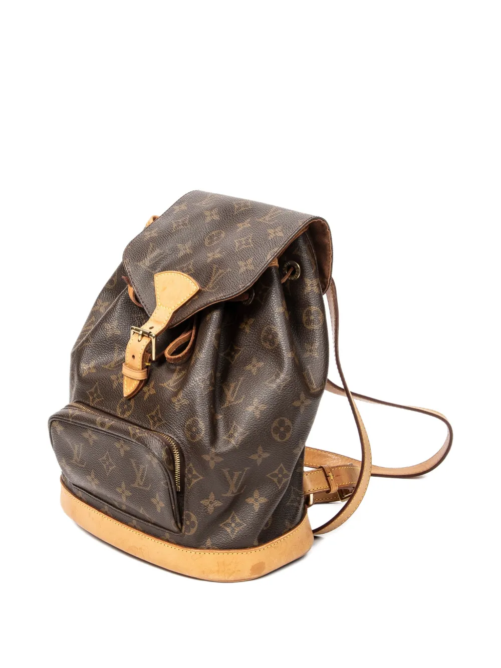 Louis Vuitton Pre-owned 2000 Montsouris Monogram Backpack in Brown, view 3