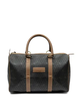 Christian Dior Pre-Owned Honeycomb ボストンバッグ | ブラウン