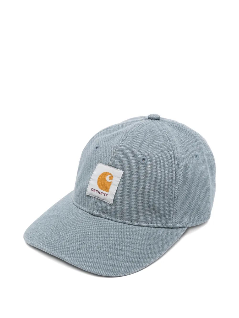Carhartt WIP Canvas logo-patch baseball cap - Blu