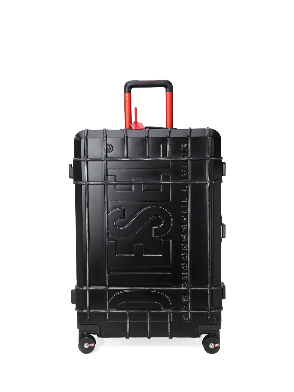 Diesel large embossed-logo trolley - Nero