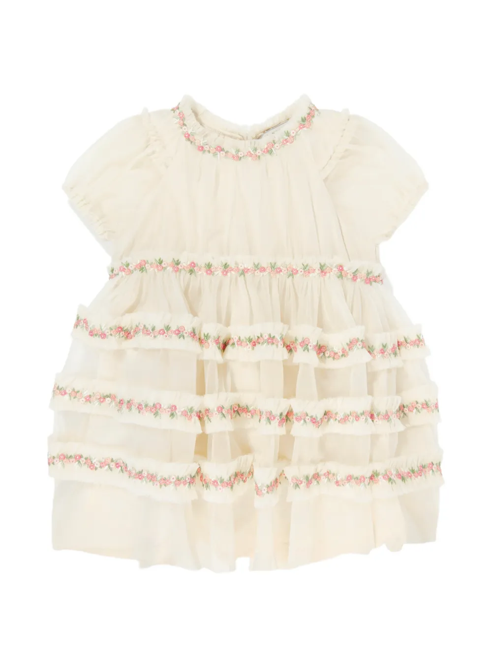 Konges Sløjd Abito Joelle a fiori - Toni neutri