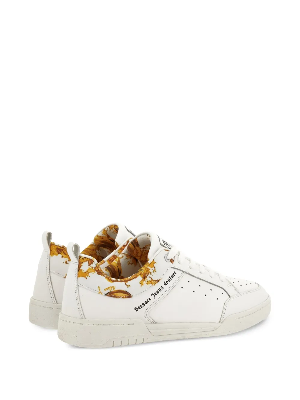 Versace Jeans Couture Sneakers met barokprint Wit