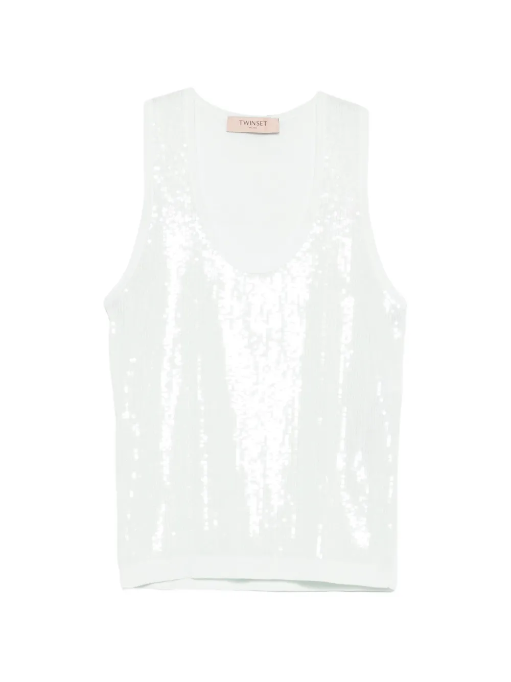 TWINSET sequin vest - Verde