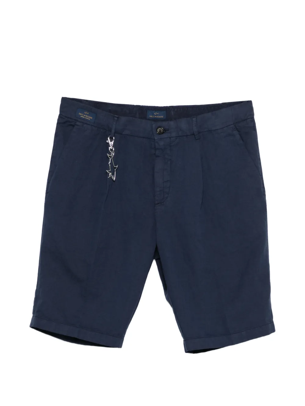 Paul & Shark Shorts in cotone con pieghe - Blu