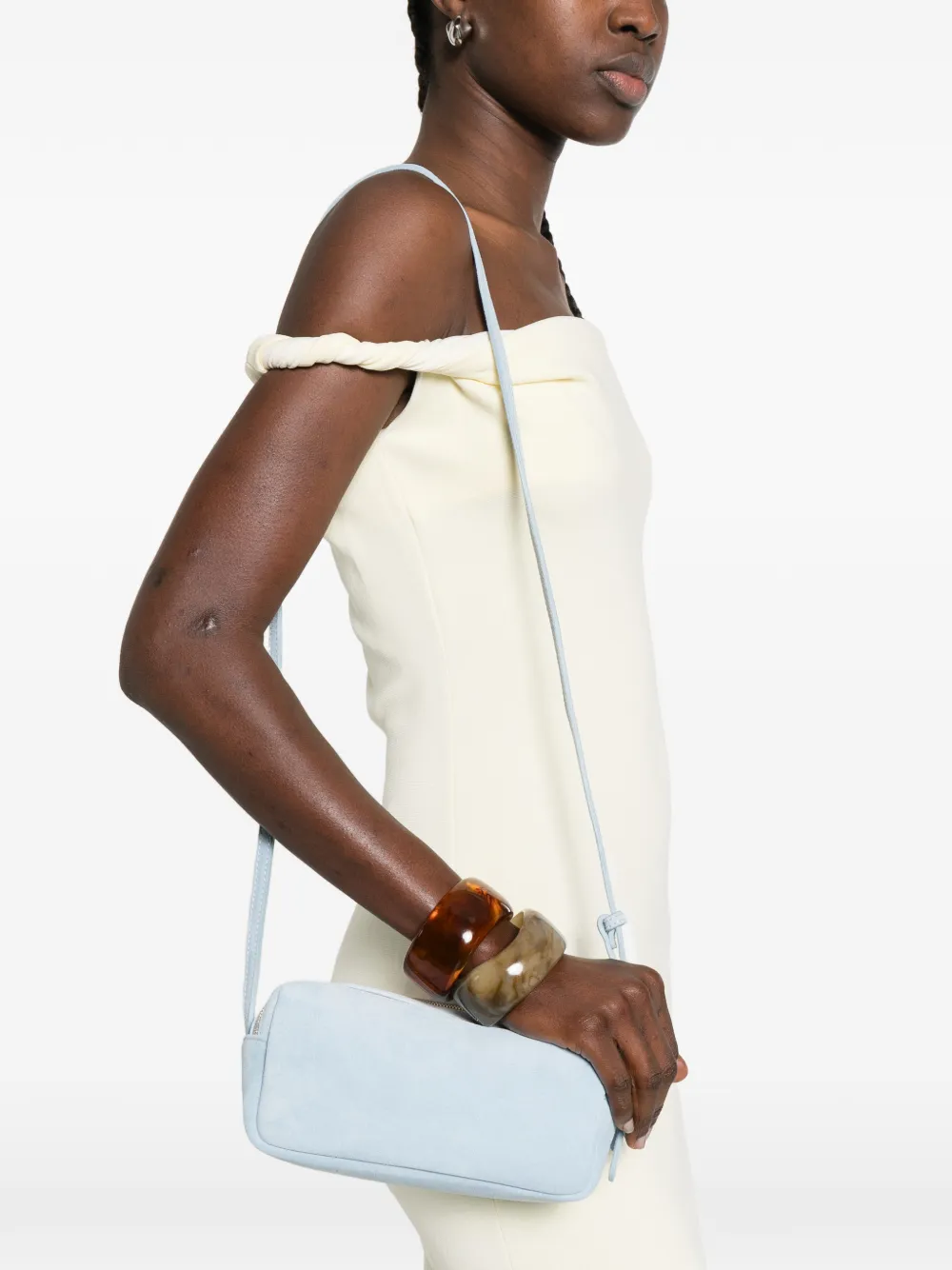  Elleme Mini Trousse Double-zip Cross Body Bag - Blue 